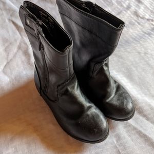 Wonder Nation Size 10 Kids Black Boots